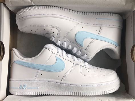 Dames Blauw Air Force 1 Schoenen (1) 